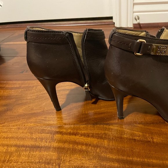 Coach Brown Leather Booties - Picture 3 of 6